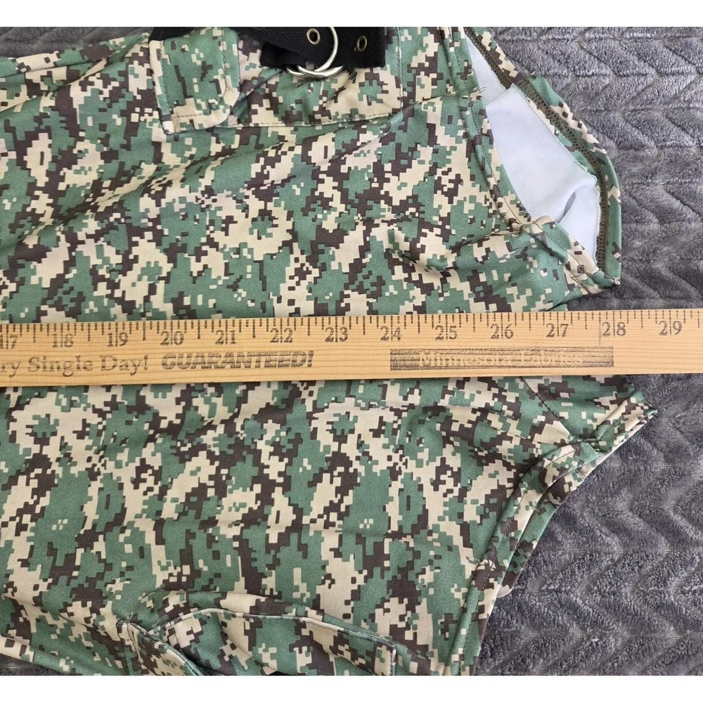 Spirit Halloween Women's Digital Camouflage Military Tactical Costume Size XS - Picture 8 of 9